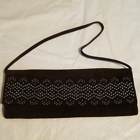 Via Spiga Handbags - Via Spiga Brown Long Magnetic Close Hangbag
